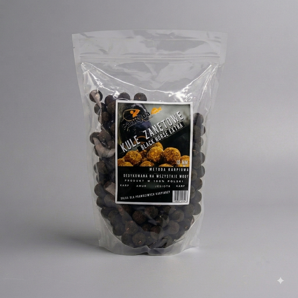 Pan Ryba Kulki Zanętowe 18mm Black Horse Extra 1KG