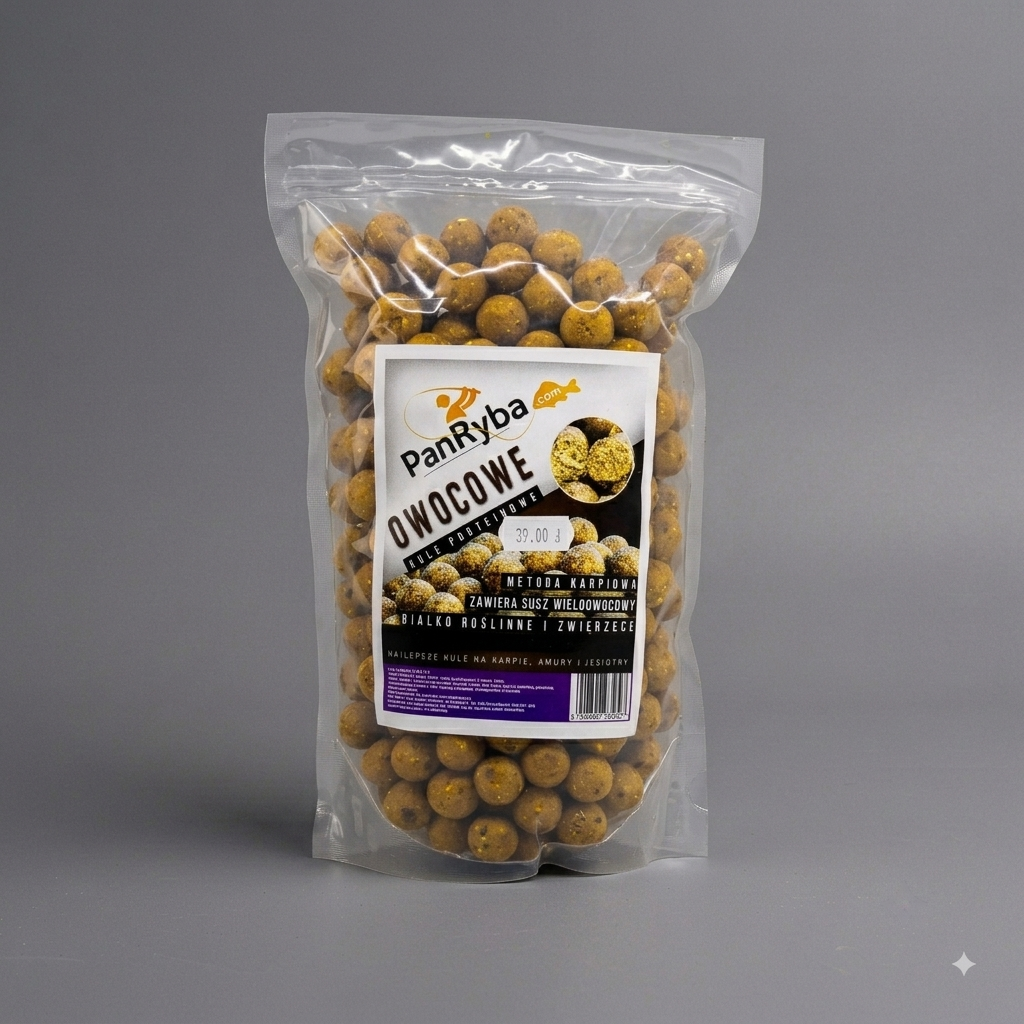Pan Ryba Kulki Zanętowe 18mm Owocowe 1KG